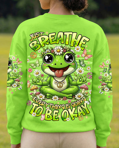 JUST BREATHE FROG  ALL OVER PRINT - TLNT2906261