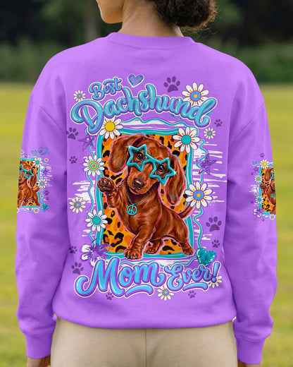 BEST DACHSHUND MOM DOG EVER ALL OVER PRINT - TY1805261