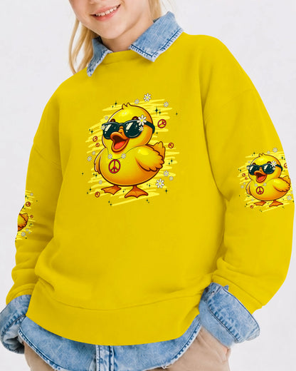 I'M NOT SHORT DUCK HIPPIE KIDS ALL OVER PRINT - TYPQ1206261