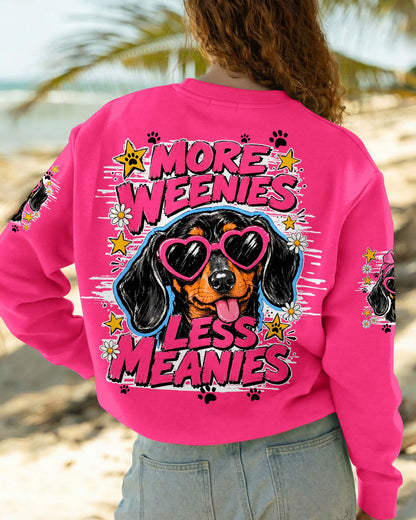MORE WEENIES LESS MEANIES DOG ALL OVER PRINT - TY1805263