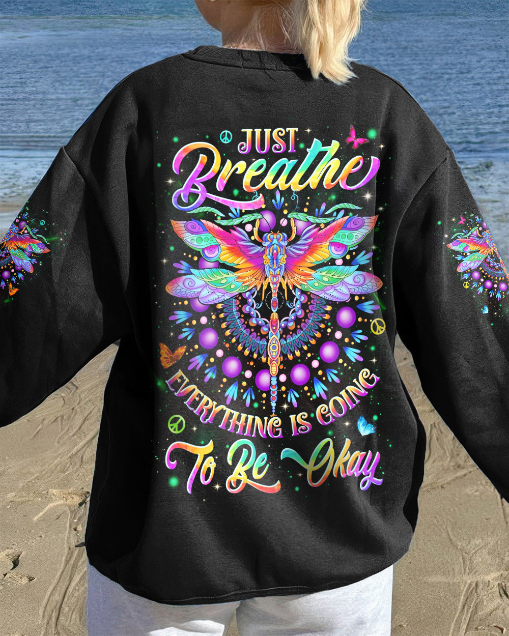 JUST BREATHE DRAGONFLY ALL OVER PRINT - TYLN2204263