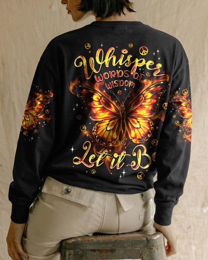 WHISPER WORDS OF WISDOM LET IT BE BUTTERFLY ALL OVER PRINT - TYPQ3006262