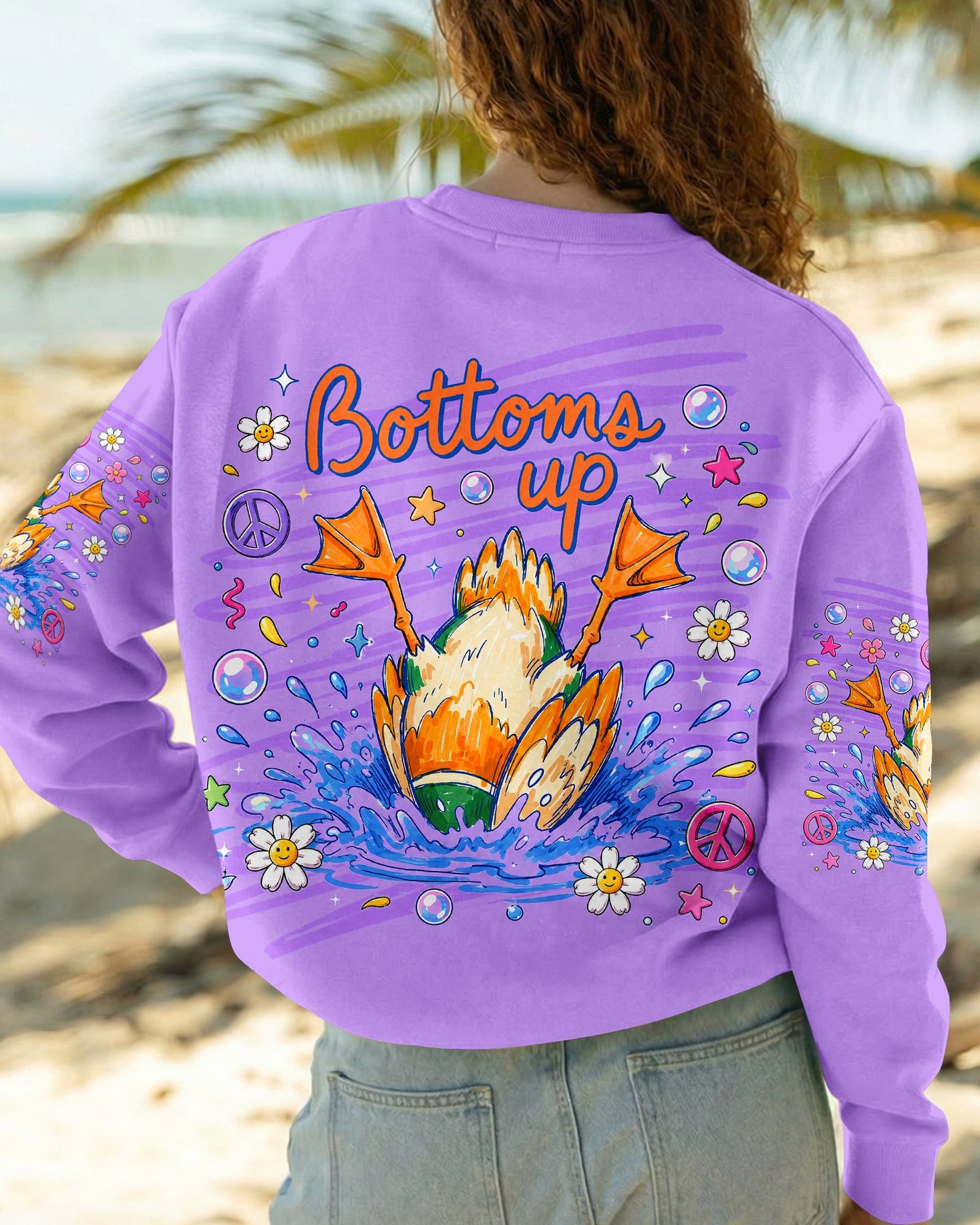 BOTTOMS UP DUCK  ALL OVER PRINT - TLNT0506264
