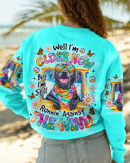 RUNNING AGAINST THE WIND LABRADOR DOG  ALL OVER PRINT - TLNO1905263