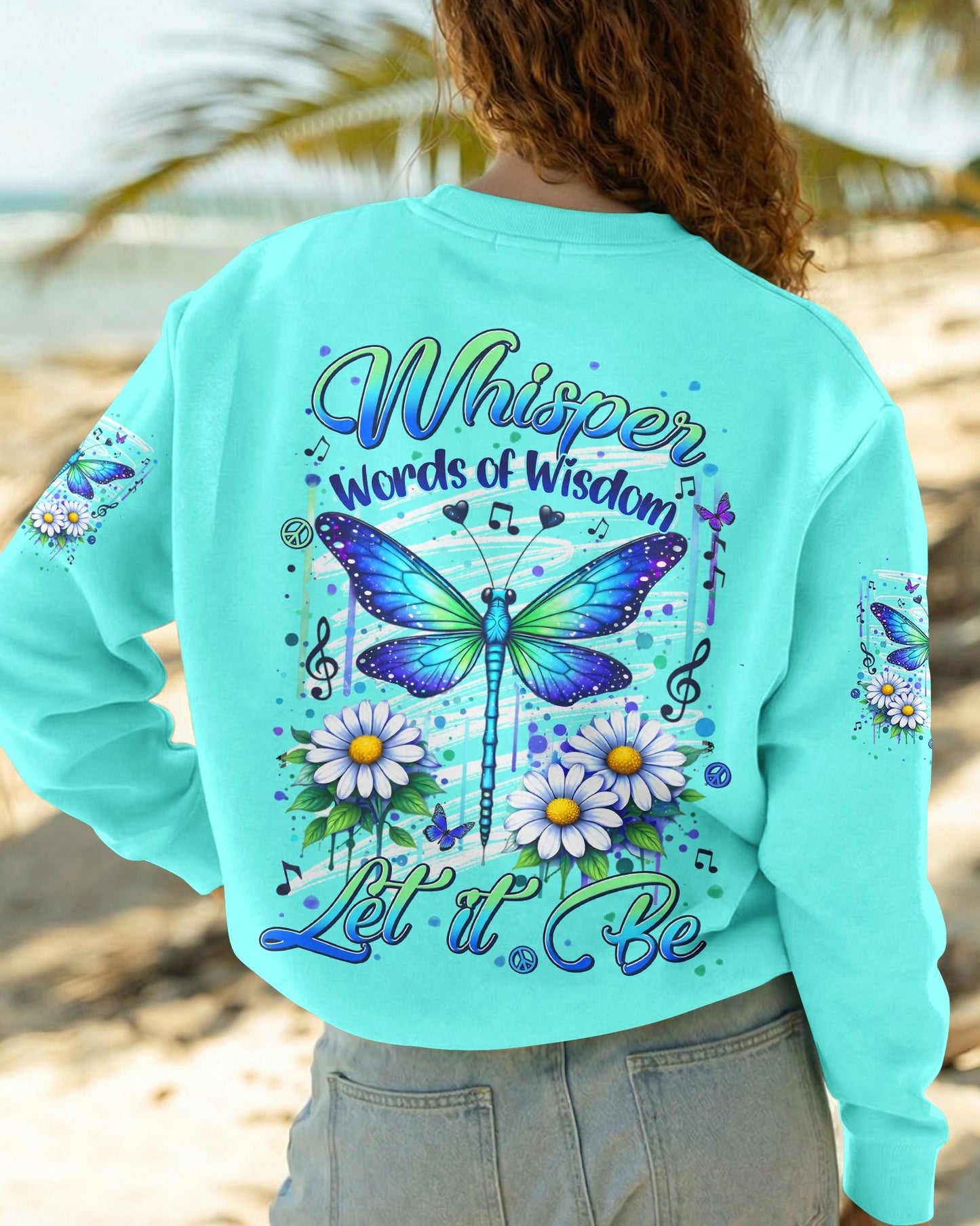 WHISPER WORDS OF WISDOM LET IT BE DRAGONFLY ALL OVER PRINT - TYLN0906263
