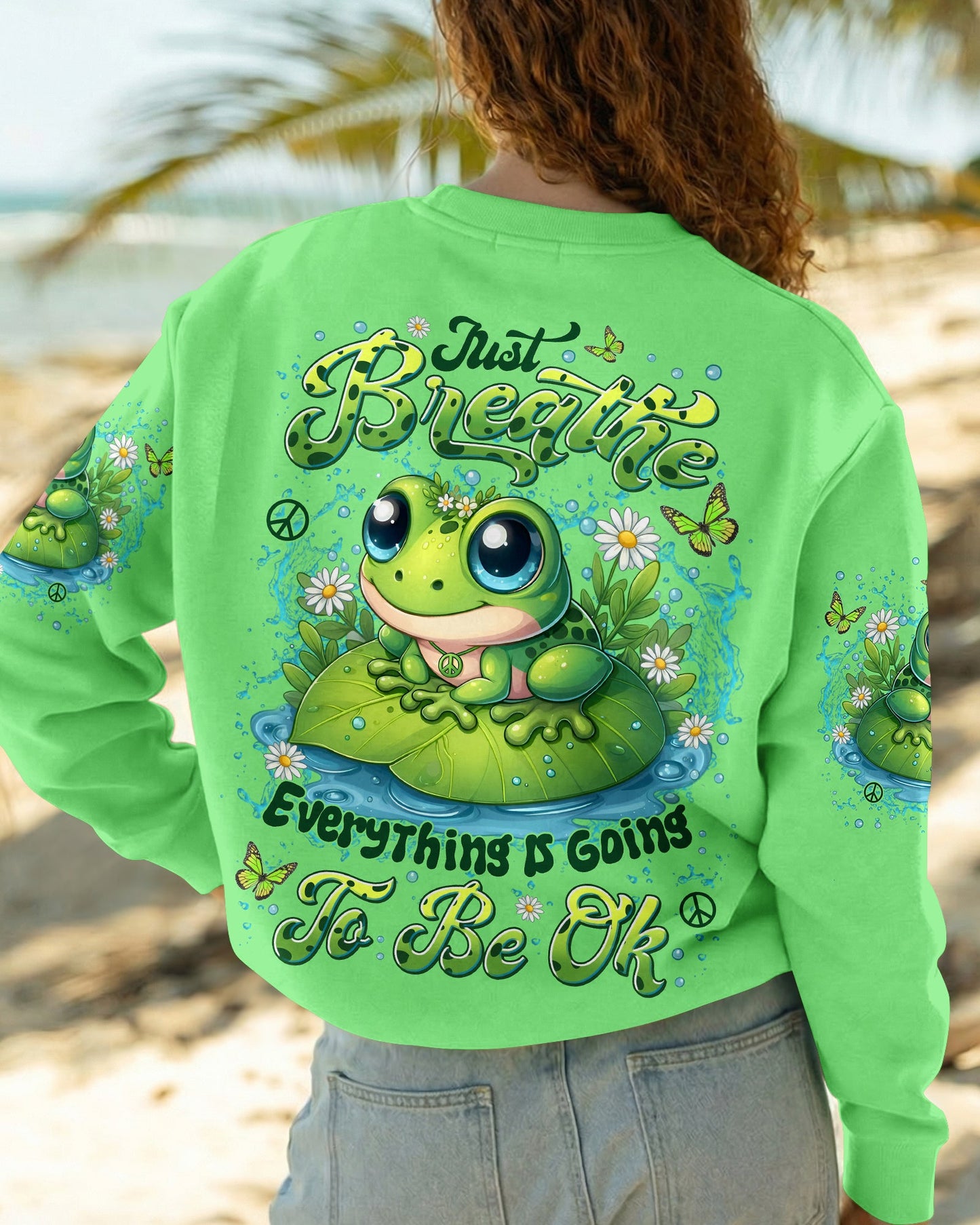 JUST BREATHE FROG ALL OVER PRINT - TYLN2705262