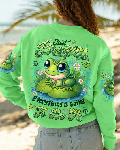 JUST BREATHE FROG ALL OVER PRINT - TYLN2705262