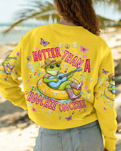 HOTTER THAN A HOOCHIE COOCHIE  FROG ALL OVER PRINT  - TLHN0505263