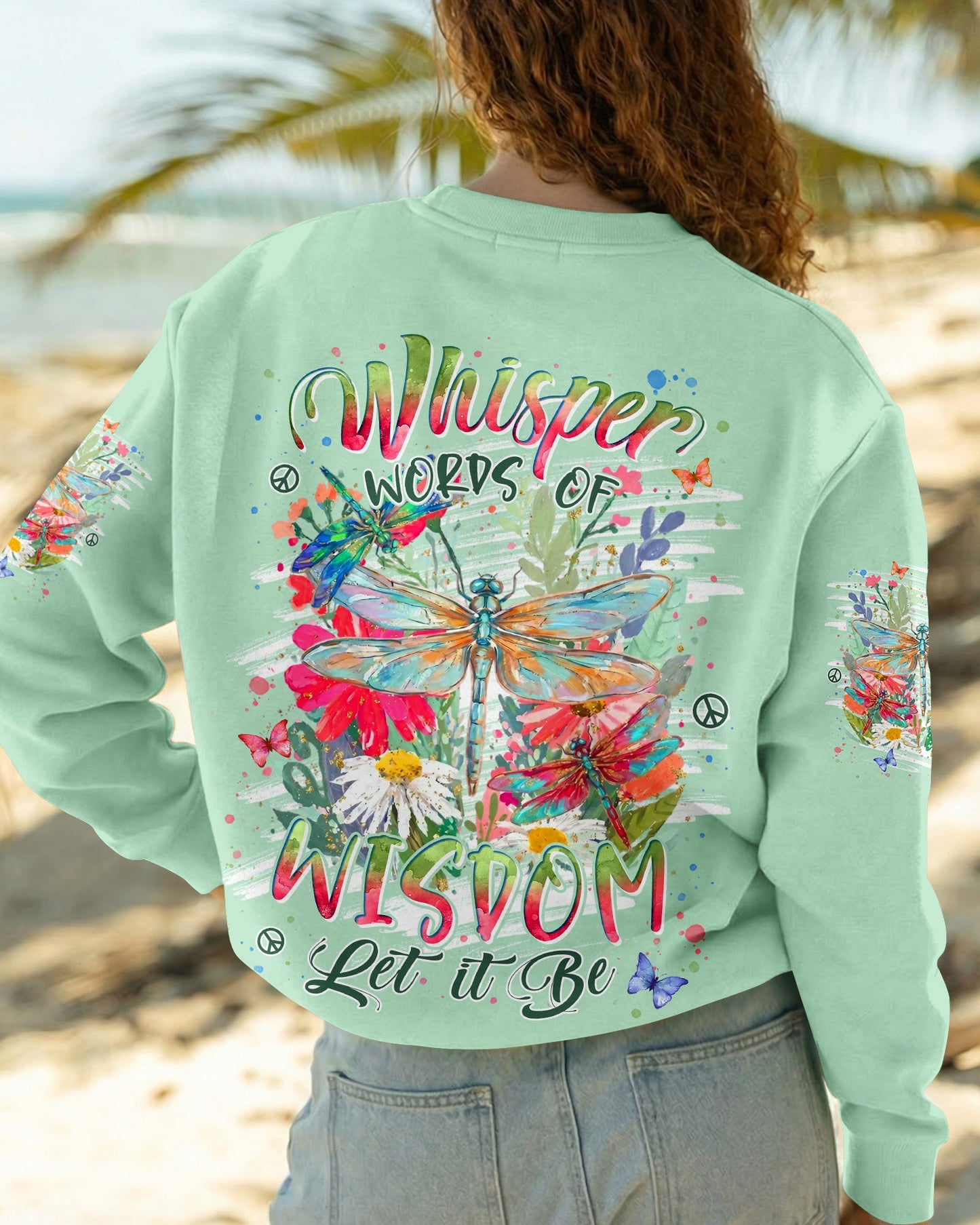 WHISPER WORDS OF WISDOM LET IT BE DRAGONFLY ALL OVER PRINT - TYLN0306262