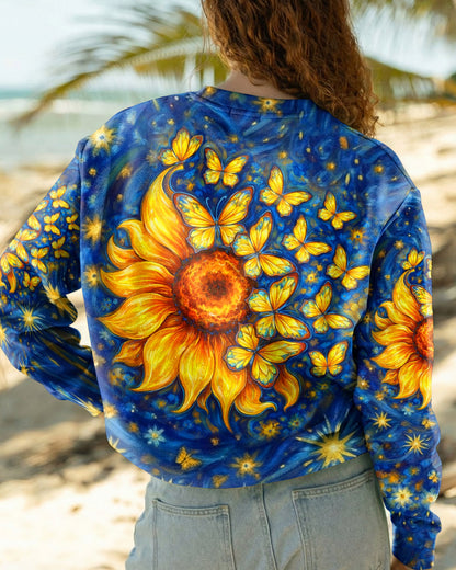 BUTTERFLY SUNFLOWER ALL OVER PRINT - TLHN0907262