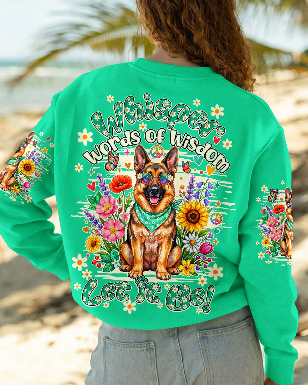 WHISPER WORDS OF WISDOM LET IT BE GERMAN SHEPHERD DOG ALL OVER PRINT - TY0805262