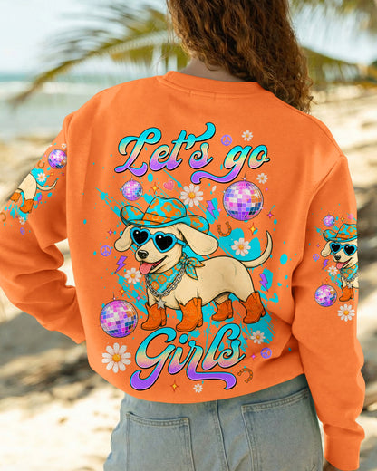LET'S GO GIRLS DACHSHUND DOG ALL OVER PRINT - TLTW1806265
