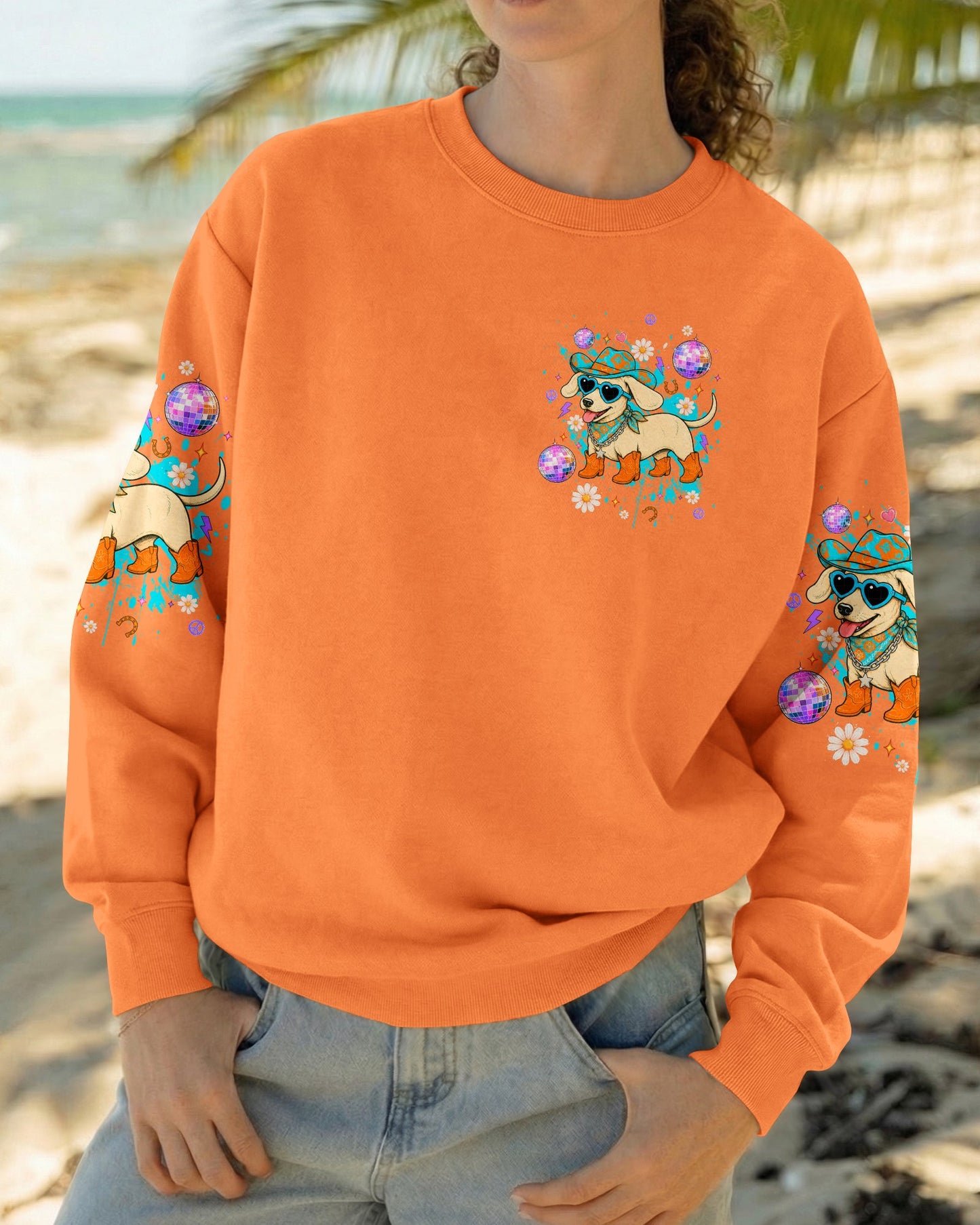 LET'S GO GIRLS DACHSHUND DOG ALL OVER PRINT - TLTW1806265