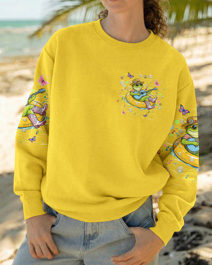 HOTTER THAN A HOOCHIE COOCHIE  FROG ALL OVER PRINT  - TLHN0505263