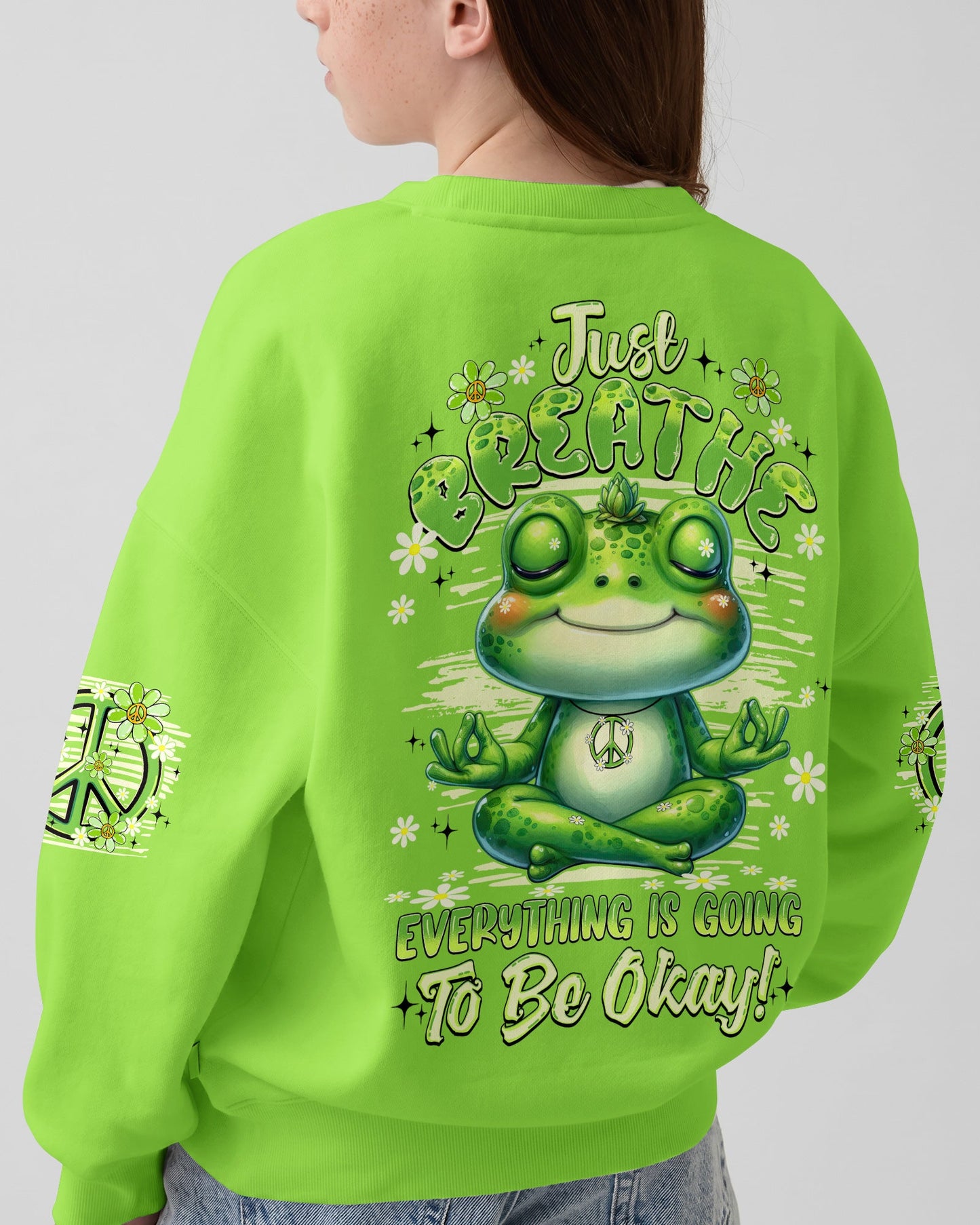 JUST BREATHE FROG KIDS ALL OVER PRINT - TYQY0506262