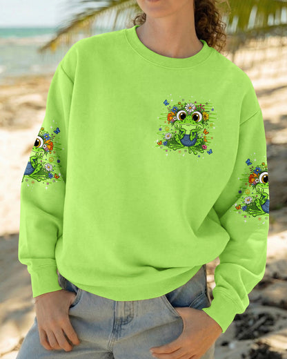 JUST BREATHE FROG ALL OVER PRINT - TLHG2206263