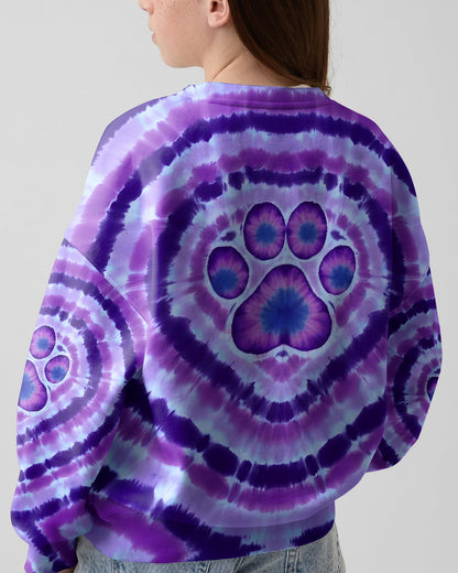 PAW PRINT PURPLE KIDS ALL OVER PRINT - TYQY1106263