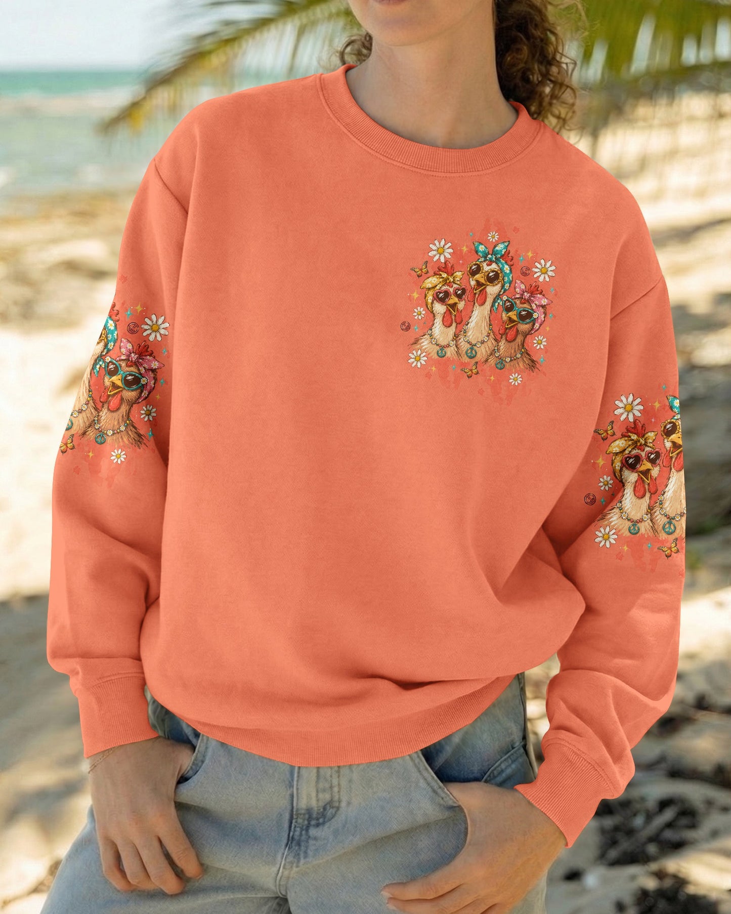 LET'S GO GIRLS CHICKEN ALL OVER PRINT - TLTW0107267