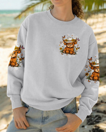 SUCK IT UP BUTTERCUP HIGHLAND COW ALL OVER PRINT  - TLTW1006262