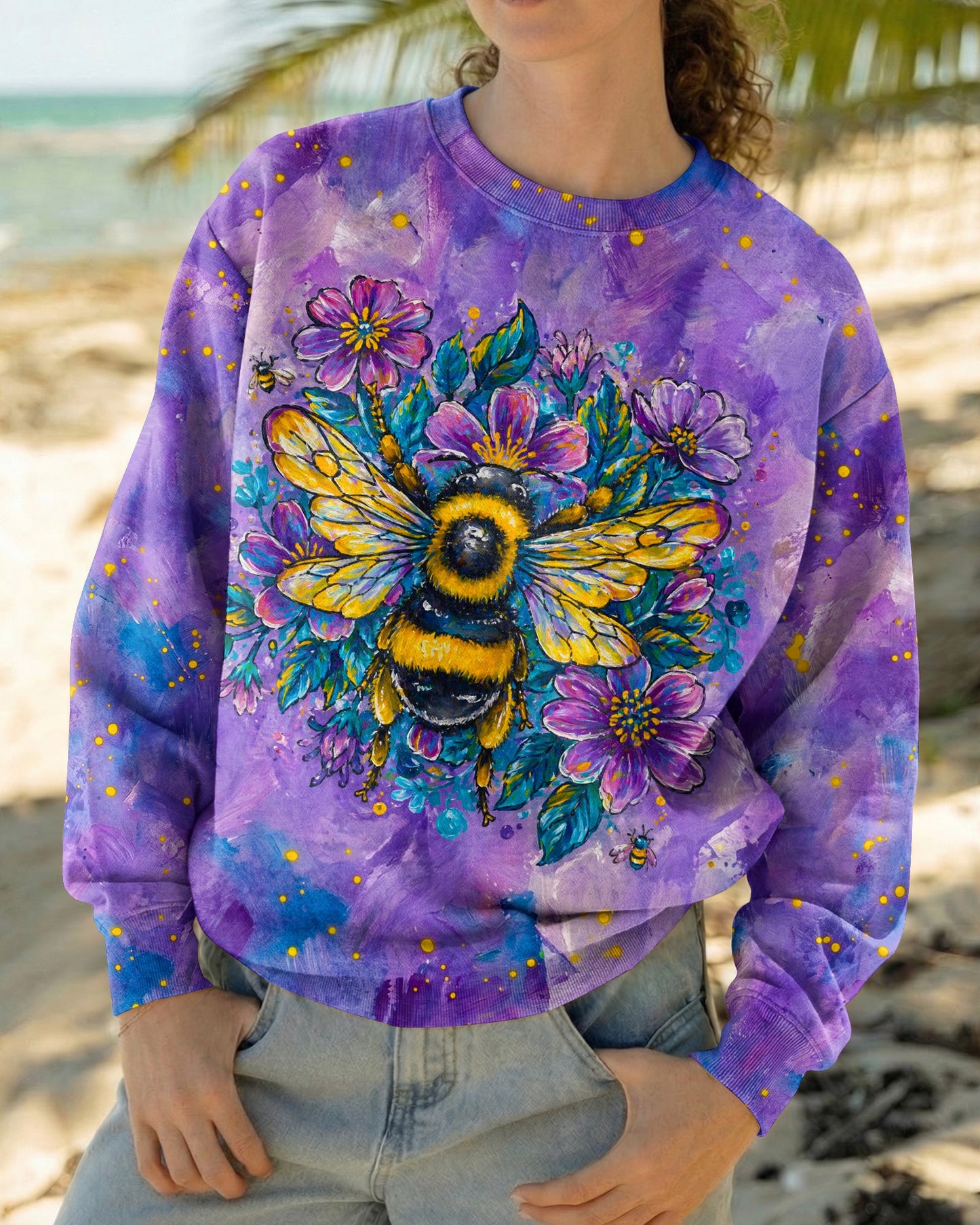WHISPER WORDS OF WISDOM LET IT BE BEE  ALL OVER PRINT  - TLNO2304261