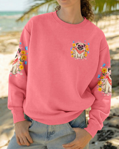 WHISPER WORDS OF WISDOM LET IT BE PUG DOG ALL OVER PRINT - TYPQ2404262