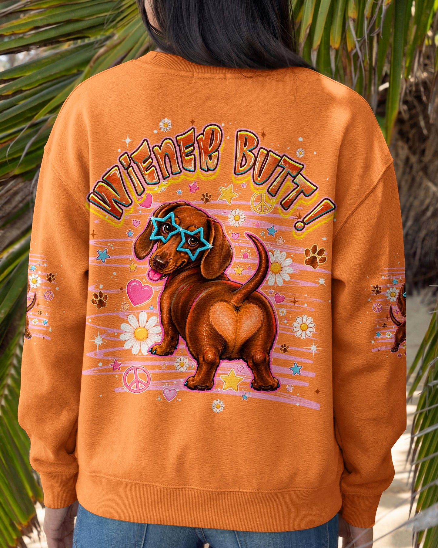 GUESS WHAT DACHSHUND DOG FUNNY ALL OVER PRINT - TLHG2505261