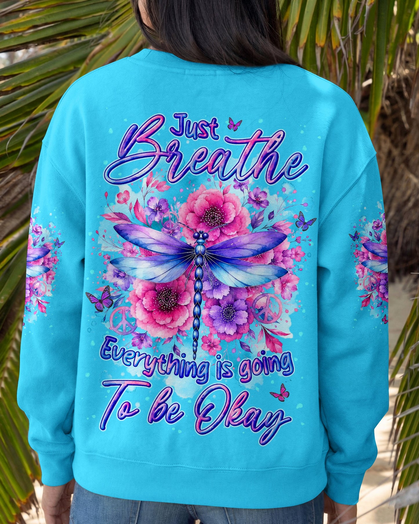 JUST BREATHE DRAGONFLY ALL OVER PRINT - TYLN1806262