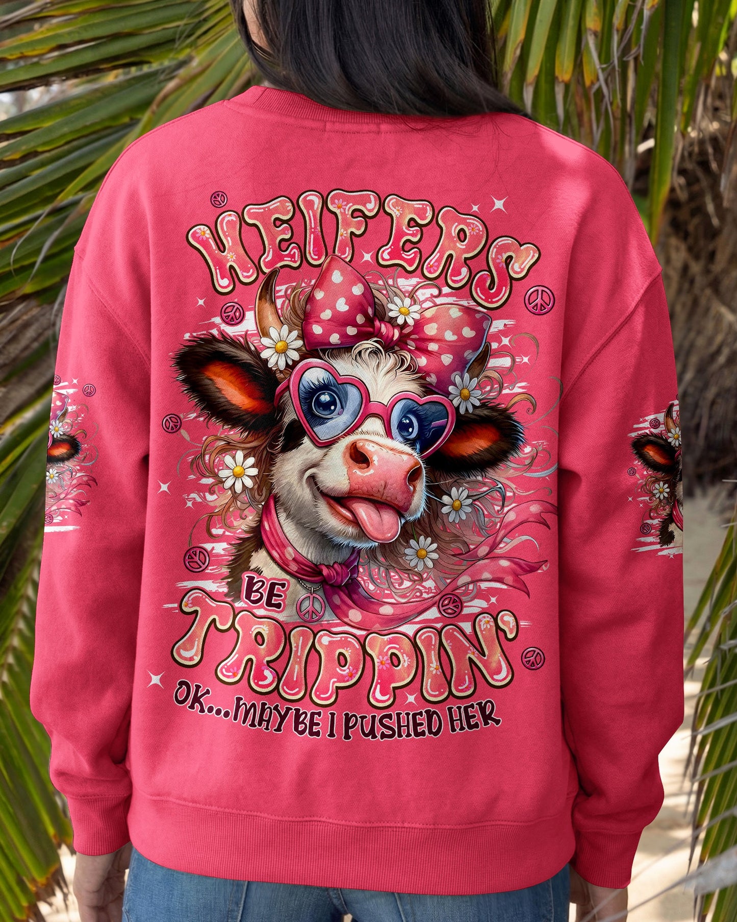 HEIFERS BE TRIPPIN' COW ALL OVER PRINT - TYPQ2505261