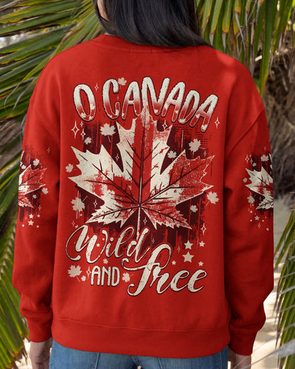 O CANADA WILD AND FREE ALL OVER PRINT - TYQY2406262