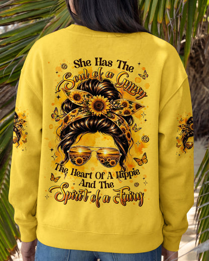 SHE HAS THE SOUL OF A GYPSY MESSY BUN ALL OVER PRINT - TYLN2306263
