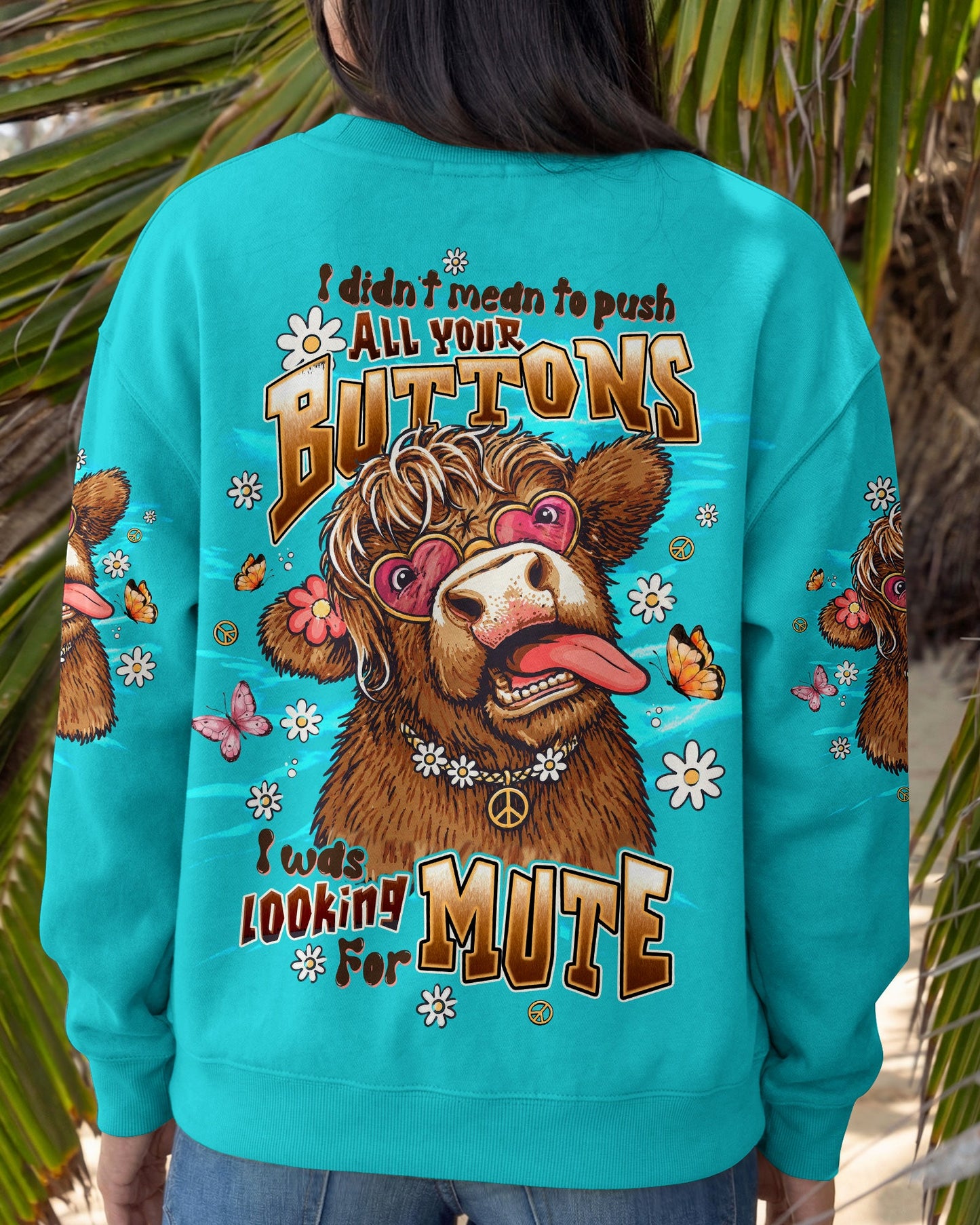 I DIDN'T MEAN TO PUSH COW ALL OVER PRINT  - TLTW1506261