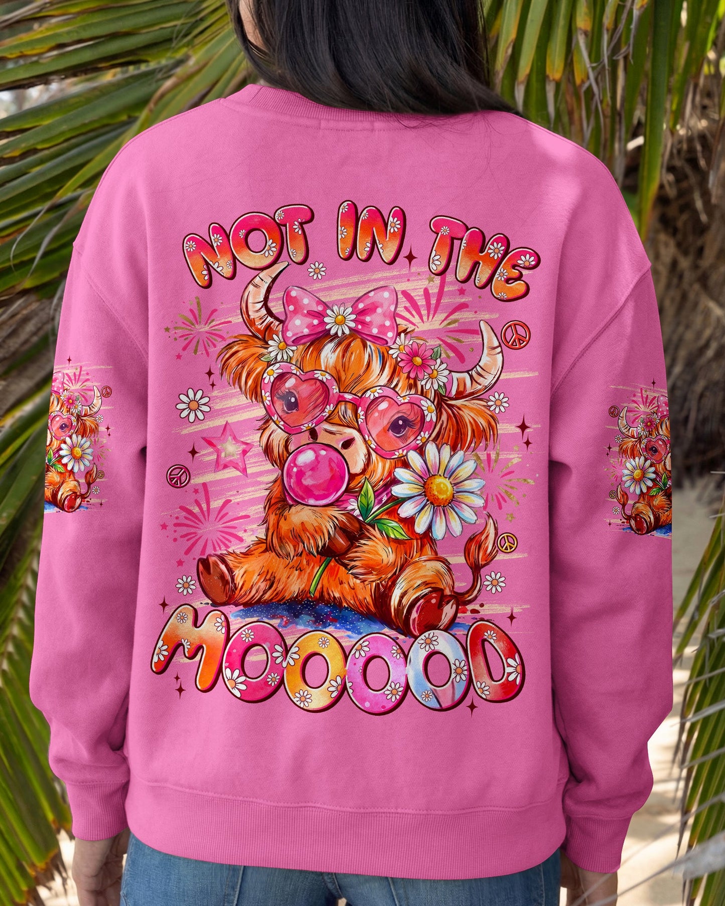 NOT IN THE MOOOOD COW ALL OVER PRINT - TYLN0807262