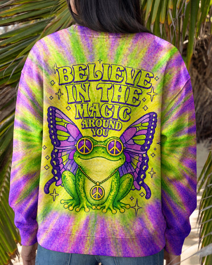 BELIEVE IN THE MAGIC AROUND YOU FROG ALL OVER PRINT - TLHN2804261
