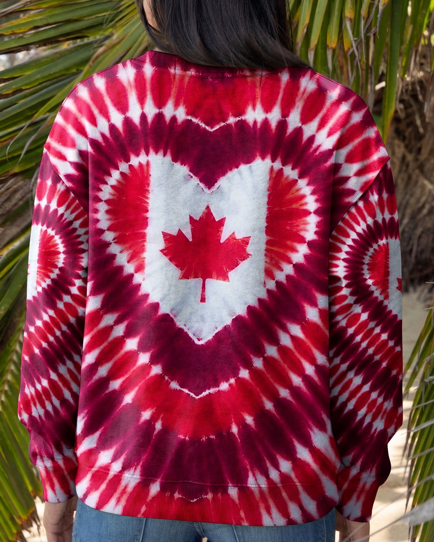 CANADA FLAG HEART ALL OVER PRINT - TYPQ1106261