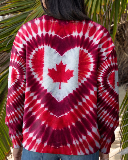 CANADA FLAG HEART ALL OVER PRINT - TYPQ1106261
