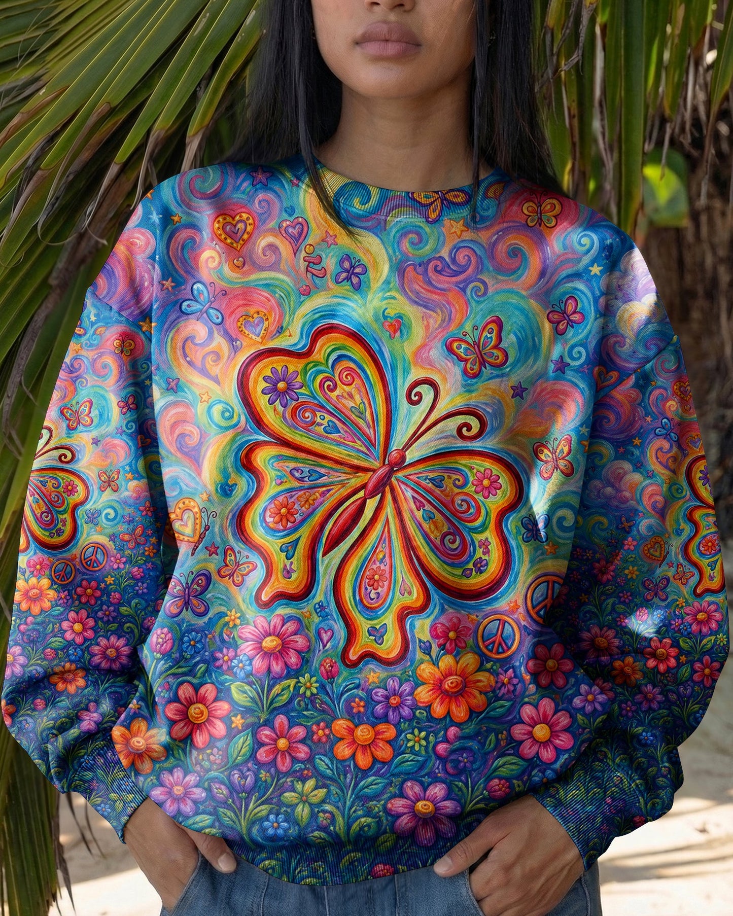 JUST BREATHE BUTTERFLY ALL OVER PRINT - TLTW1205262