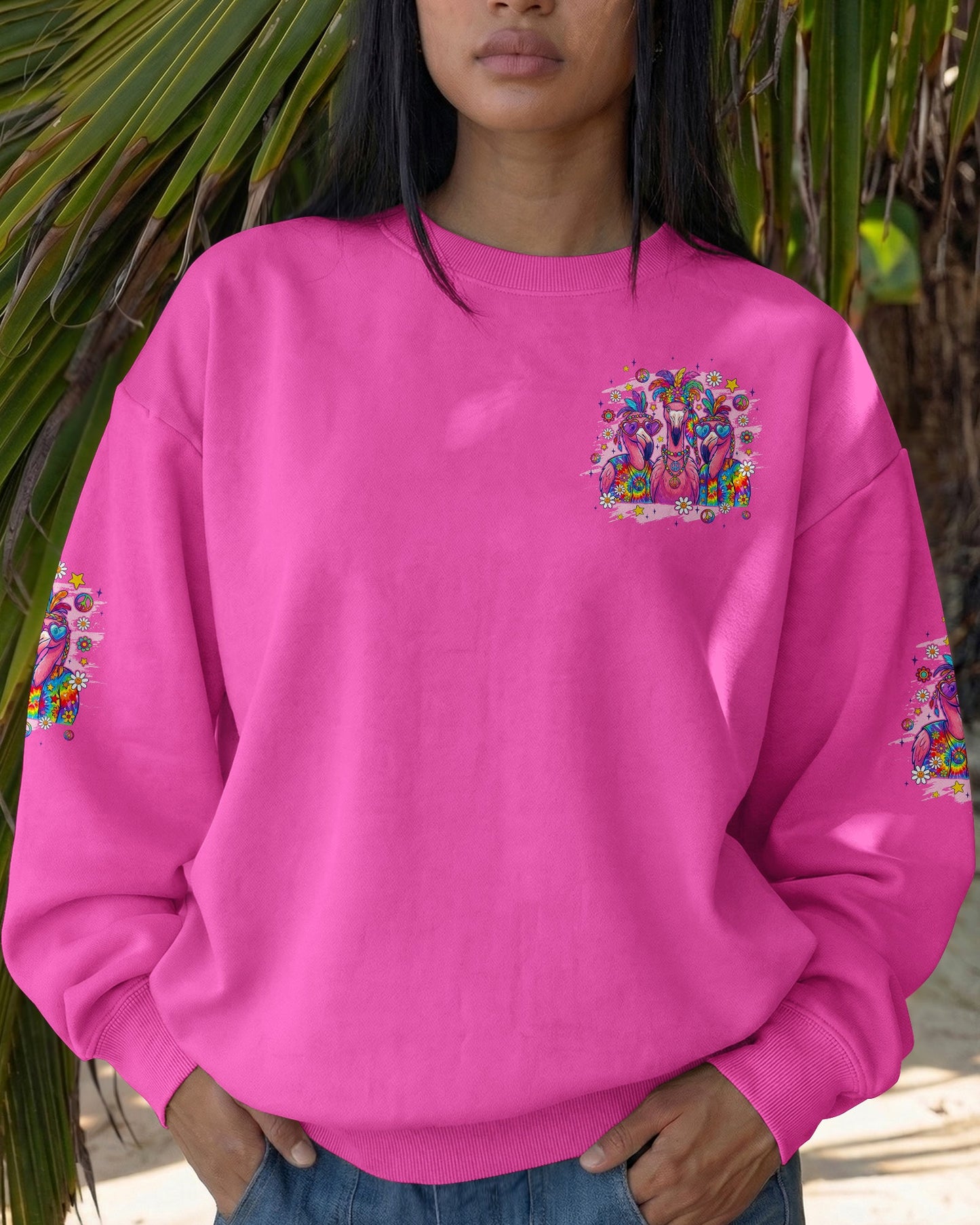 LET'S GO GIRLS FLAMINGO ALL OVER PRINT - TYQY2706261