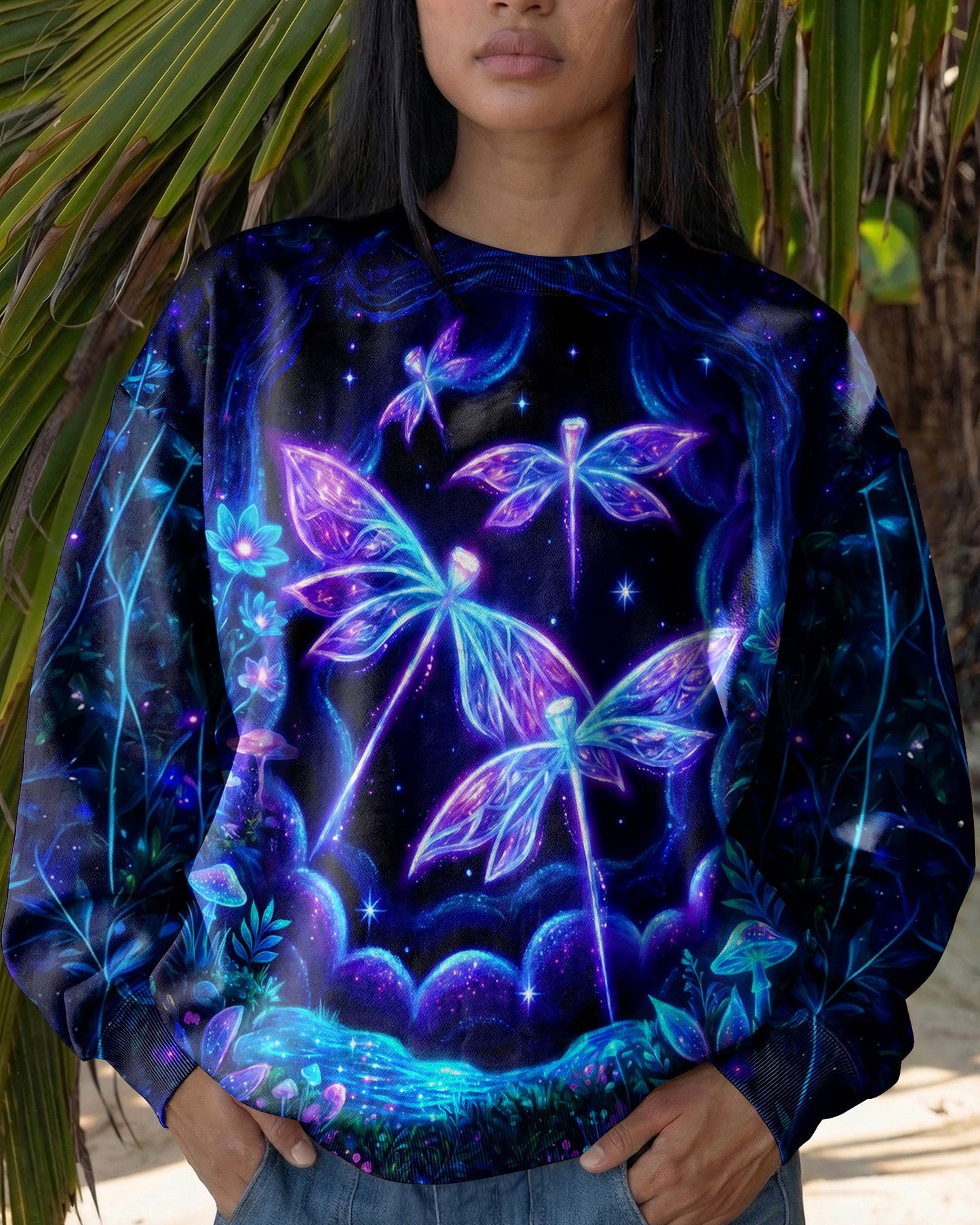 JUST BREATHE AND BELIEVE DRAGONFLY ALL OVER PRINT - RI1405261