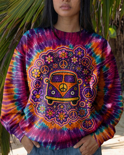 RUNNING AGAINST THE WIND BUS SWIRL ALL OVER PRINT   - TLTW2404263