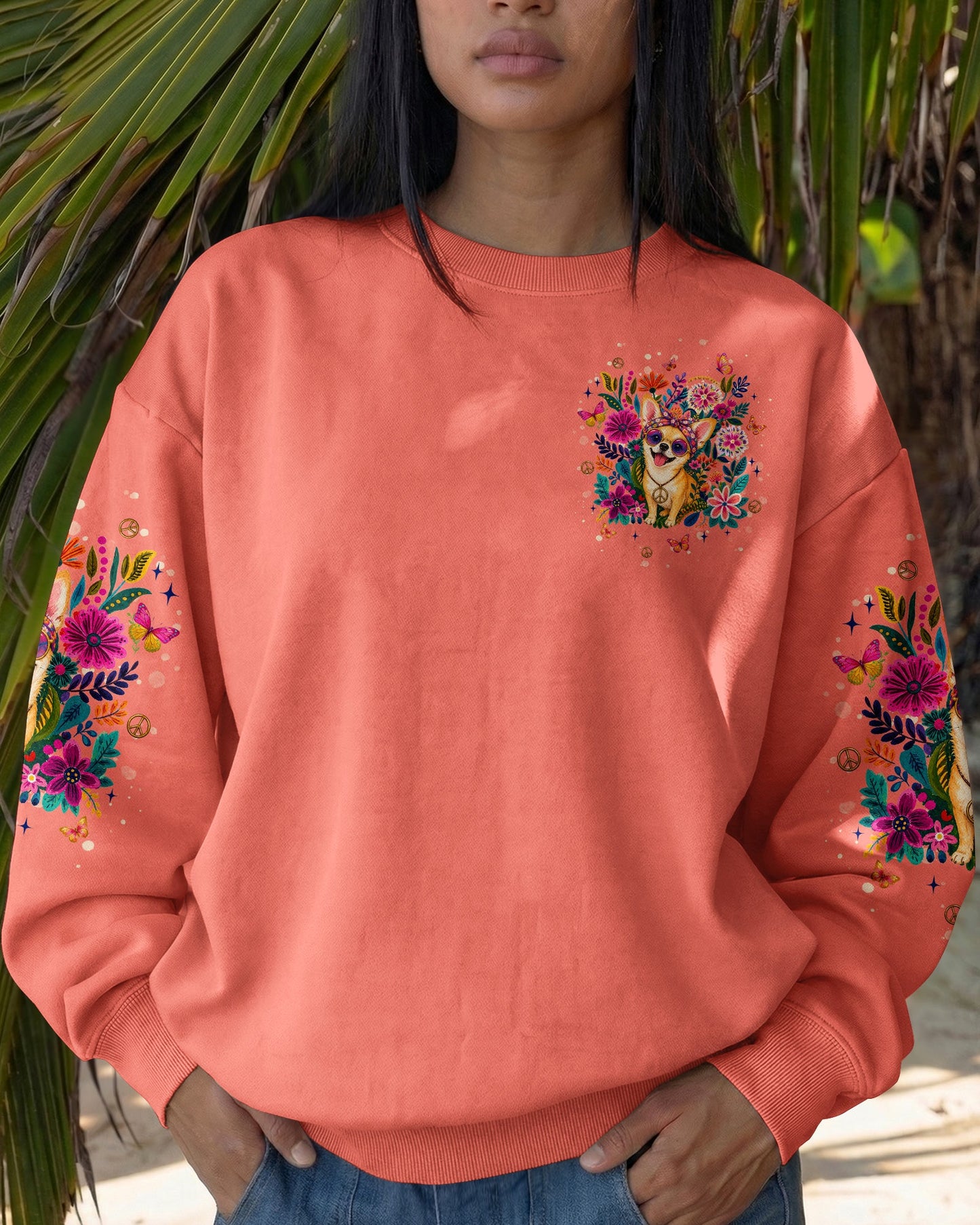 I WAS SIMPLY BORN TO DILLY DALLY CHIHUAHUA DOG  ALL OVER PRINT - TLNT1805264