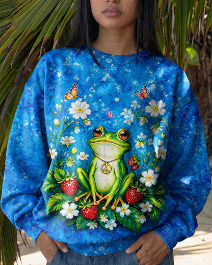 BE YOU THE WORLD WILL ADJUST FROG ALL OVER PRINT - TLHG0805264
