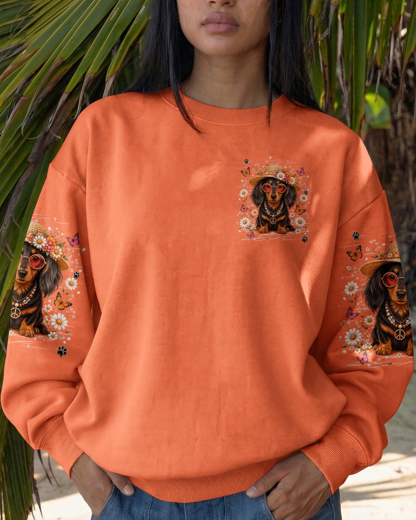 SUCK IT UP BUTTERCUP DACHSHUND DOG ALL OVER PRINT - TLHN2805262