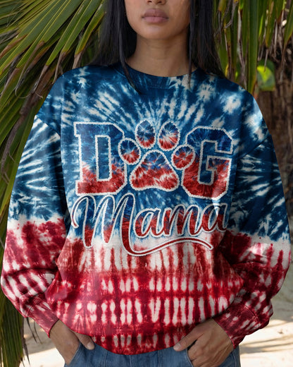 DOG MAMA RED WHITE & BLUE  ALL OVER PRINT  - TLNT2204263