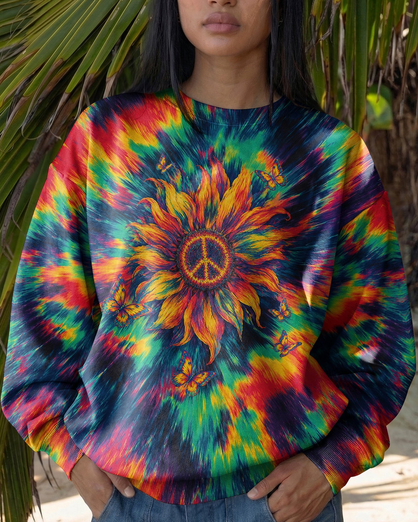 HIPPIE SOUL SUNFLOWER ALL OVER PRINT   - TLNT0206262