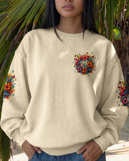 DON'T WORRY BE HIPPIE FLOWERS ALL OVER PRINT - TYPQ1404261