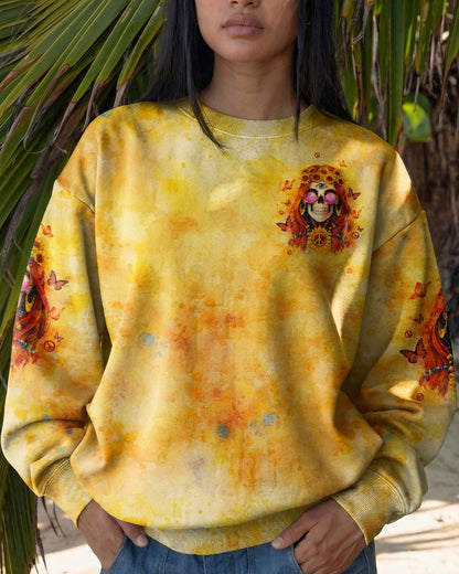 ASSUMING I'M JUST AN OLD LADY SKULL SUNFLOWER ALL OVER PRINT - TLTW1004261