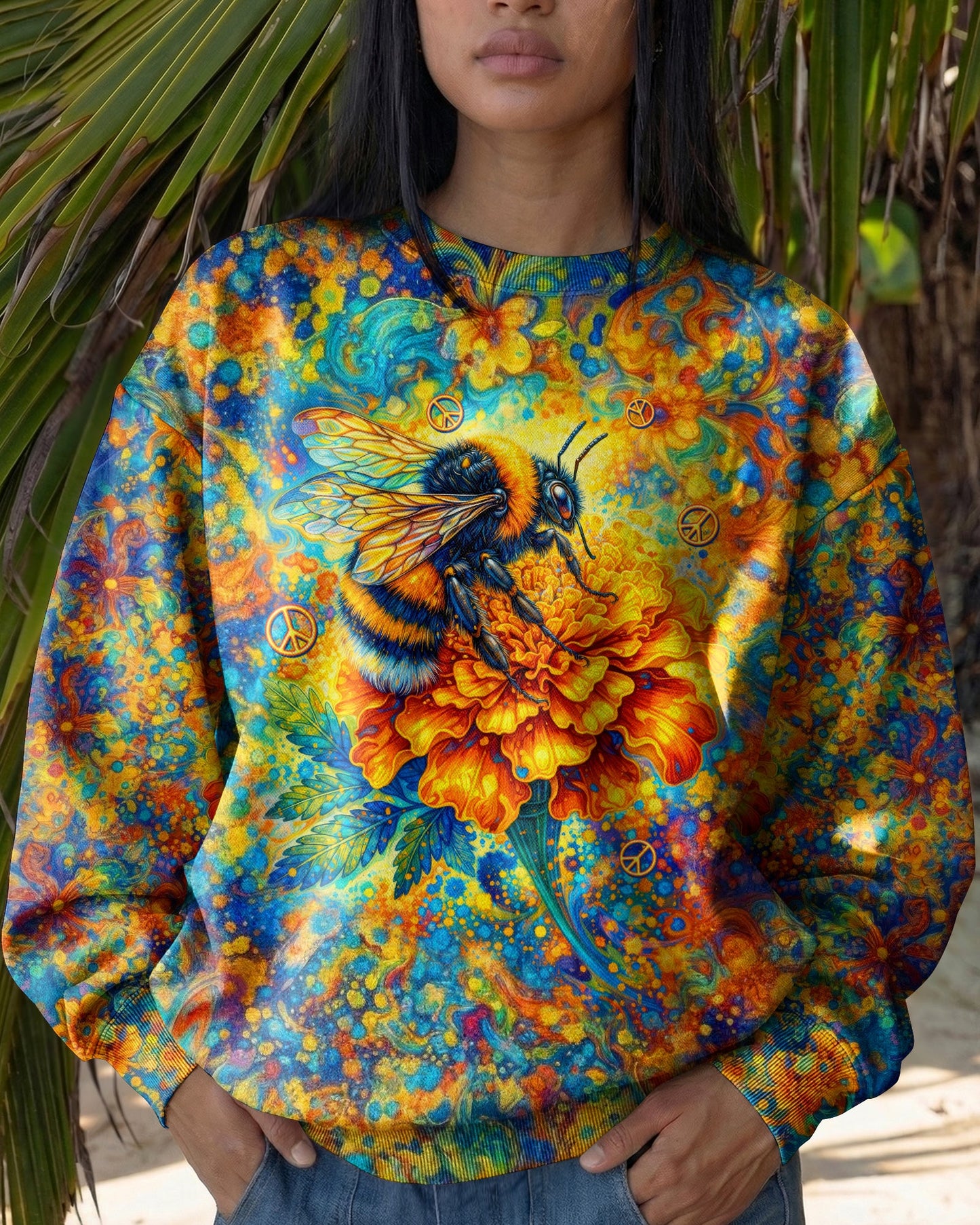 IN A WORLD WHERE YOU CAN BE ANYTHING BEE KIND ALL OVER PRINT  - TLTW0604262