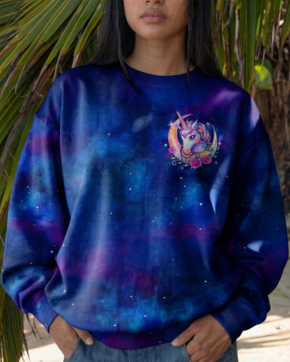 UNICORN KISSES MAGICAL WISHES GALAXY ALL OVER PRINT – KM1604262