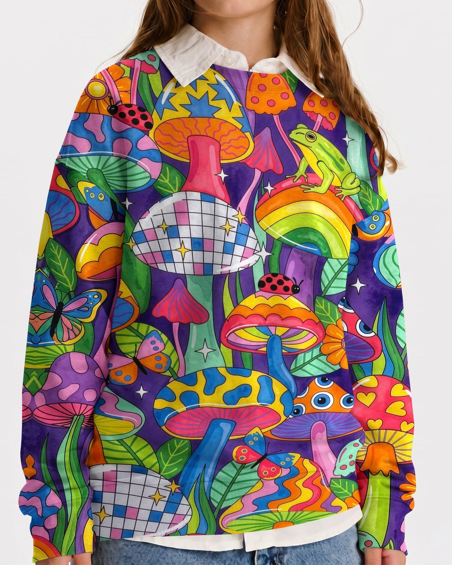 GROOVY MUSHROOM DISCO PARTY ALL OVER PRINT - RITD0906262