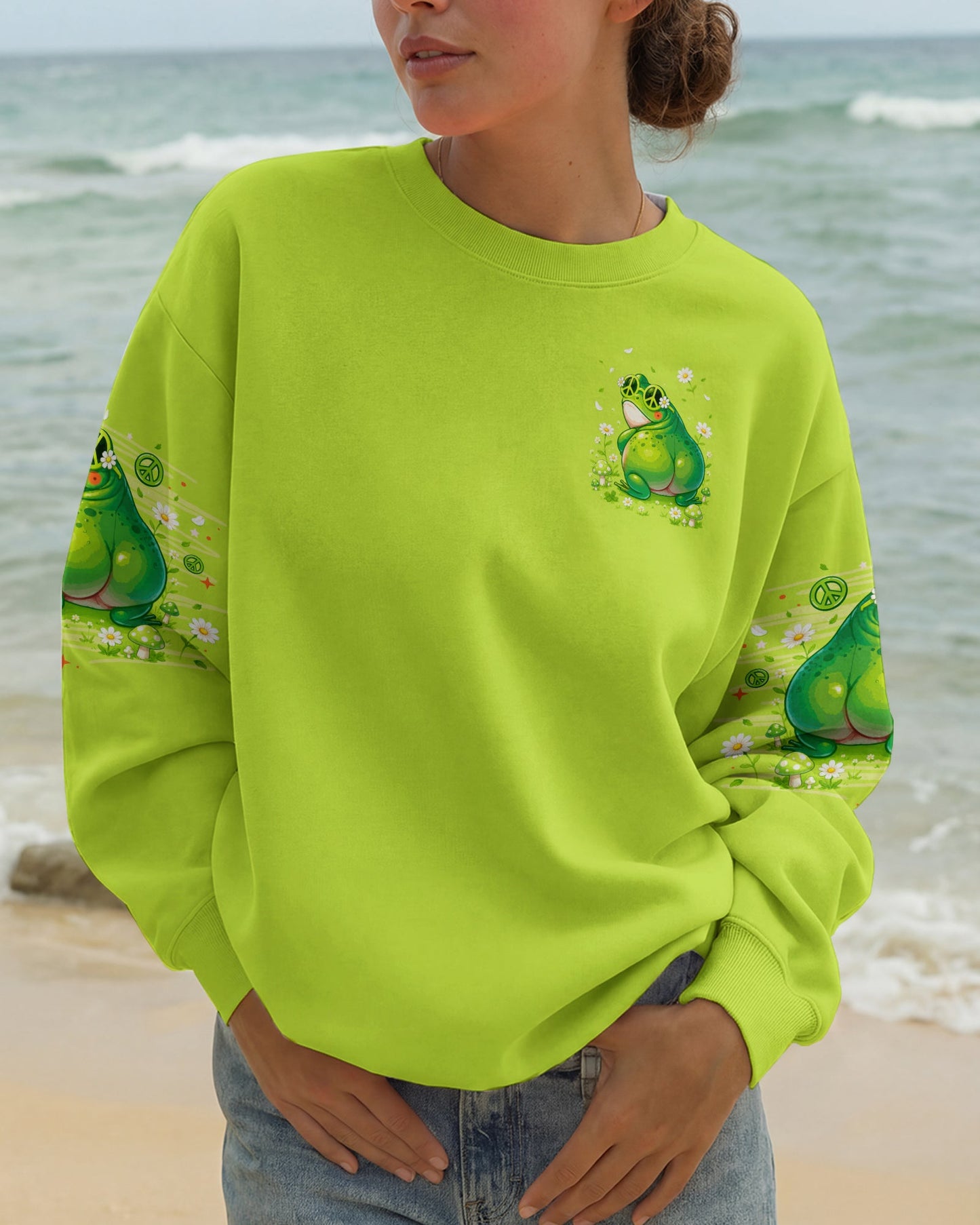 WHY BE MOODY FROG ALL OVER PRINT - TLNO2905261